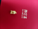 潮宏基七夕禮物 哆啦A夢-手抱元寶小版黃金吊墜女足金轉(zhuǎn)運珠生日禮物女 單吊墜（贈手繩） 曬單實拍圖