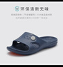 KENROLL科柔孕婦老人防滑拖鞋男女室內洗澡涼拖鞋輕便夜光款浴室拖鞋 深藍色 43-44 曬單實(shí)拍圖