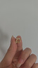 周六福S925銀耳釘女紐結四葉草耳飾生日禮物J0913994 一對 曬單實(shí)拍圖