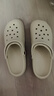 名創(chuàng  )優(yōu)品（MINISO）洞洞鞋男女夏季外穿沙灘涼鞋防滑厚底踩屎感包頭涼拖鞋骨白44-45 曬單實(shí)拍圖