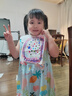 ASK JUNIOR【森系】25夏兒童裙子25夏季小童娃娃領(lǐng)連衣裙女童無(wú)袖背心裙 曬單實(shí)拍圖