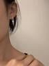 風(fēng)祥銀999純銀耳釘新款四葉草耳墜簡(jiǎn)約耳環(huán)送女友情人節生日禮物 月光石愛(ài)心麻花耳扣+精美禮盒 曬單實(shí)拍圖