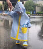 babycrayon2025新款卡通小萌鯊兒童雨衣男女童全身防水幼兒園小學(xué)生專(zhuān)用雨披 小鈣藍【雨衣  EVA材質(zhì)】 M【適合身高約100-115cm】 曬單實(shí)拍圖