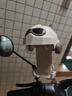 HAWEIWIND電動(dòng)車(chē)手機架小頭盔電瓶車(chē)外賣(mài)導航支架遮陽(yáng)防抖自行車(chē)騎行支架 黑色+黑色頭盔【鏡座款】 曬單實(shí)拍圖
