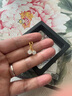 周六福 足金和田玉耳飾女款 福潤(rùn)  簡(jiǎn)約和田玉耳飾 白色 一對(duì)生日禮物 曬單實(shí)拍圖