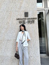 長條小絲巾女2025新款系脖領(lǐng)巾高級感圍脖搭配襯衫圍巾送女士禮物 黑白條紋 約15*150cm 曬單實拍圖