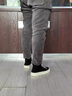 Diggorl輕奢品牌鞋子男鞋2025新款冬加絨棉鞋馬丁靴高幫鞋板鞋男靴子男 黑色【單鞋】 39 （標準皮鞋碼） 曬單實拍圖