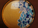 中外琺瑯美術(shù)館福山壽海萬(wàn)象升平 果盤(pán)茶盤(pán) 景泰藍桌面擺件 生日禮物賀壽送長(cháng)輩 曬單實(shí)拍圖