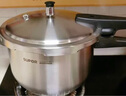 蘇泊爾（SUPOR）304不銹鋼7.0L壓力鍋24cm【5-7人可用】快煮防爆高壓鍋電磁爐通用 曬單實(shí)拍圖