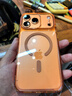 貝克拉適用蘋(píng)果17promax手機殼新款橙色Magsafe磁吸iphone17pro保護套17透明帶鏡頭膜全包防摔高級感男女 【橙色單殼效果】Magsafe磁吸_高透不發(fā)黃 iPhone 17 Pro Max 曬單實(shí)拍圖