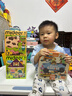 彌鹿（MiDeer）拼圖紙質(zhì)早教玩具3-6歲兒童禮物手提禮盒拼圖-交通104PCS家居裝飾 曬單實(shí)拍圖
