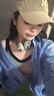啄木鳥(niǎo)撞色吊帶背心女夏季新款帶胸墊無(wú)袖外穿美背辣妹上衣 燕麥拼黑 M 曬單實(shí)拍圖