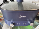 美的（Midea）電火鍋 鴛鴦鍋 火鍋專用鍋 電煮鍋多功能鍋6分鐘速沸雙旋鈕分區(qū)雙控家用電熱鍋6L多用途鍋火鍋鍋 6L  HGC303012【國(guó)家補(bǔ)貼】 曬單實(shí)拍圖