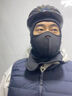 JEEP SPIRIT吉普套頭帽冬季保暖面罩男士騎行頭套防風(fēng)防寒圍脖帽子二合一面罩 黑色【加絨加厚】 均碼 曬單實(shí)拍圖