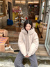 ONLY2025冬季新款三防工裝戶(hù)外立領(lǐng)連帽保暖羽絨服女|125423006 C13心羽灰色 XS 曬單實(shí)拍圖