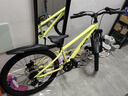京東京造靈躍山地自行車(chē)8-12-15歲青少年避震自行車(chē)7級變速24寸青檸綠 曬單實(shí)拍圖
