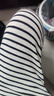 浪莎條紋毛巾褲女2025春秋季垂感糯米褲斑馬加長(cháng)高個(gè)子窄版針織闊腿褲 曬單實(shí)拍圖