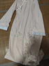 聽(tīng)月小筑【粉墨登場(chǎng)】原創(chuàng  )女秋冬刺繡旗袍披肩國風(fēng)新中式改良漢服 粉色旗袍 現貨 M 曬單實(shí)拍圖