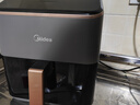 美的（Midea）AI烹飪空氣炸鍋免翻面 可視大視窗大容量5.3L 智能觸控 空氣炸鍋微波爐烤箱一體機三合一KZC539J5 曬單實(shí)拍圖