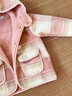G.DUCKKIDS小黃鴨童裝女童外套秋冬季呢子大衣兒童衣服女孩子冬裝小香風(fēng)風(fēng)衣 格子 110 尺碼4~5歲【100-110cm】 曬單實(shí)拍圖