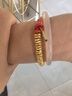 水貝黃金碎盤(pán)纏手繩足金999碎金幾兩紅繩款女送老婆送閨蜜七夕禮物 （定價(jià)）碎金幾兩手繩金重約2g 曬單實(shí)拍圖