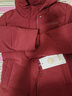 波司登（BOSIDENG）25新款冬季羽絨服女短款連帽加厚90絨百搭保暖外套B250245128 醇酒紅1856【趨勢推薦】 S 160/84A 體重約100-110斤 曬單實(shí)拍圖