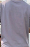 名創(chuàng  )優(yōu)品純色短袖男打底t恤男士重磅運動(dòng)休閑抗菌體恤夏季半袖Z 紫色  XL 曬單實(shí)拍圖