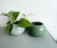 陶瓷開(kāi)片陶瓷水培小花盆銅錢(qián)草花器小清新容器桌面花盆檔次水培盆 圓滿(mǎn)一對 曬單實(shí)拍圖