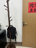 多益美入戶(hù)實(shí)木掛衣架落地立式衣帽架客廳加粗單桿掛衣桿臥室掛衣服架子 加粗【穩固圓盤(pán)底座】胡桃色10掛鉤 德國進(jìn)口全櫸木-品質(zhì)超過(guò)硬 曬單實(shí)拍圖