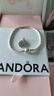潘多拉（PANDORA）[陳麗君同款]讓愛盛開手鏈套裝銀色精致小眾新品七夕禮物送女友 銀色 19CM 曬單實(shí)拍圖