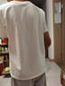 京東京造兒童t恤男5A抑菌新疆棉圓領衣服男裝打底衫印花 白色160 曬單實拍圖