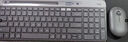羅技（Logitech）K580無線藍牙鍵盤帶手機支架可跨屏切換靜音按鍵無限薄膜鍵盤筆記本電腦手機ipad平板鍵鼠套裝 【K580+M650】跨屏切換套裝-石墨黑 曬單實拍圖