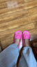 孕婦踩屎感拖鞋女夏季新款室內家居舒適厚底浴室洗澡防滑涼拖鞋男 玫紅色 38-39 (275mm) 曬單實(shí)拍圖
