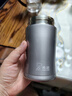 希諾（HEENOOR）保溫杯男女士不銹鋼真空杯子便攜商務(wù)泡茶水杯 鉑金色【XN-3002】240ML 曬單實(shí)拍圖