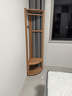 源氏木語 實(shí)木掛衣架北歐衣帽架落地現(xiàn)代簡約橡木小戶型轉(zhuǎn)角置物架 原木色衣架40*40*170 曬單實(shí)拍圖