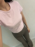 蕉下（beneunder）高彈暴走微喇褲休閑褲女修身顯瘦透氣褲子喇叭高彈塑型百搭EL110 曬單實(shí)拍圖