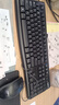 羅技（Logitech）MK120 鍵鼠套裝 有線鍵鼠套裝 辦公鍵鼠套裝 電腦鍵盤 USB即插即用 全尺寸 黑色 曬單實拍圖