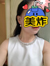 AJIDOU阿吉豆耳釘圓環(huán)拼接珍珠耳環(huán)專柜同款時尚百搭生日送女友老婆 曬單實拍圖