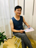 蒙羊王男士無(wú)痕保暖背心男7A抗菌羊絨蠶絲加厚防寒無(wú)袖坎肩內(nèi)搭保暖內(nèi)衣 深灰色 L 曬單實(shí)拍圖