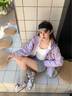 STARTER王玉雯同款芭蕾鞋STARTER新款女款秋薄底德訓鞋運動(dòng)休閑鞋板鞋 銀色 【現貨】 38 （腳背高正常拍腳瘦拍小一碼） 曬單實(shí)拍圖
