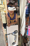 迪卡儂（DECATHLON）兒童滑板車可調(diào)節(jié)可折疊代步車避震手把剎舒適兩輪車 兒童MID9藍/灰 曬單實拍圖
