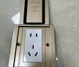 施耐德電氣地插座隱藏式地面插座 不銹鋼嵌入式五孔地插 (帶底盒） 曬單實(shí)拍圖
