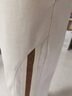 卡賓【華夫格面料】薄款撞色寬松運動(dòng)直筒休閑褲男 駝色25 曬單實(shí)拍圖