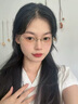 貝爾莎（bertha）陳都靈同款無框眼鏡女可配度數(shù)純鈦近視鏡架防藍(lán)光清冷素顏高級感 高智窄框-優(yōu)雅金 0度防藍(lán)光鏡片-可試戴 曬單實(shí)拍圖