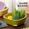 惠尋 洗菜盆 瀝水籃子水果盆漏盆廚房食品接觸級過(guò)濾 大中小號6件套 曬單實(shí)拍圖