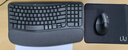 羅技（Logitech）Wave Keys人體工學(xué)鍵盤 無線藍(lán)牙鍵盤辦公平板ipad鍵盤Mac筆記本薄膜鍵盤 家用雙模帶掌托傾角支架 Wave Keys+Lift【黑色鍵鼠套裝】 曬單實拍圖