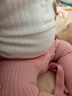 歐孕（OUYUN）嬰兒舉重褲春秋季大PP寶寶連褲襪嬰幼兒高腰護肚外穿打底背帶褲子 粉色【1條裝】 6-12個(gè)月【建議身高65-75cm】 曬單實(shí)拍圖