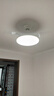 歐普（OPPLE）風(fēng)扇燈吊扇燈24瓦LED照明低噪音餐廳臥室吊燈燈具包安裝 冰風(fēng)白 曬單實拍圖