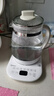 美的（Midea）養(yǎng)生壺1.5L全自動玻璃恒溫養(yǎng)生燒水壺?zé)踔笠惑w煮茶壺24h預(yù)約40-90℃11段控溫花茶燉湯熱奶多功能 0膠水+提壺記憶+防干燒 1.5L 食品級不銹鋼 【365天只換不修】 曬單實(shí)拍圖