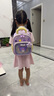 Hello Kitty幼兒園書包女孩中大班學(xué)生寶寶外出包兒童背包禮物96693庫洛米紫 曬單實(shí)拍圖